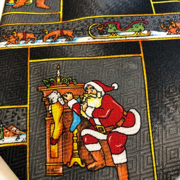 Graham Ashley London Santa Christmas Tie - Picture 4 of 7